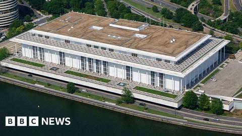 Kennedy Center arts building by the Potomac
