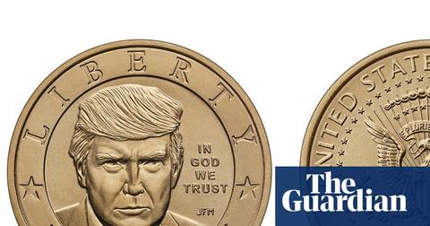 New $1 coin bearing Donald Trump's face